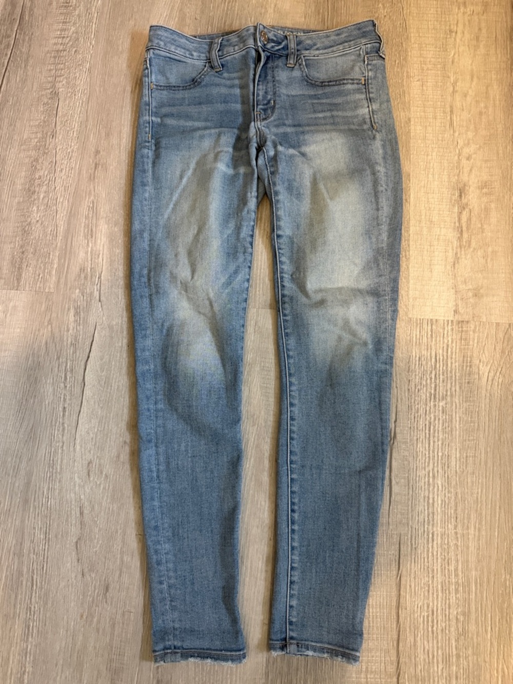 American Eagle Outfitters Light Blue Super Stretch X
